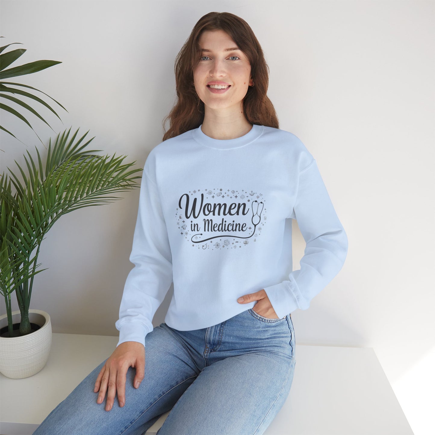 Women in Medicine Unisex Heavy Blend™ Crewneck Sweatshirt