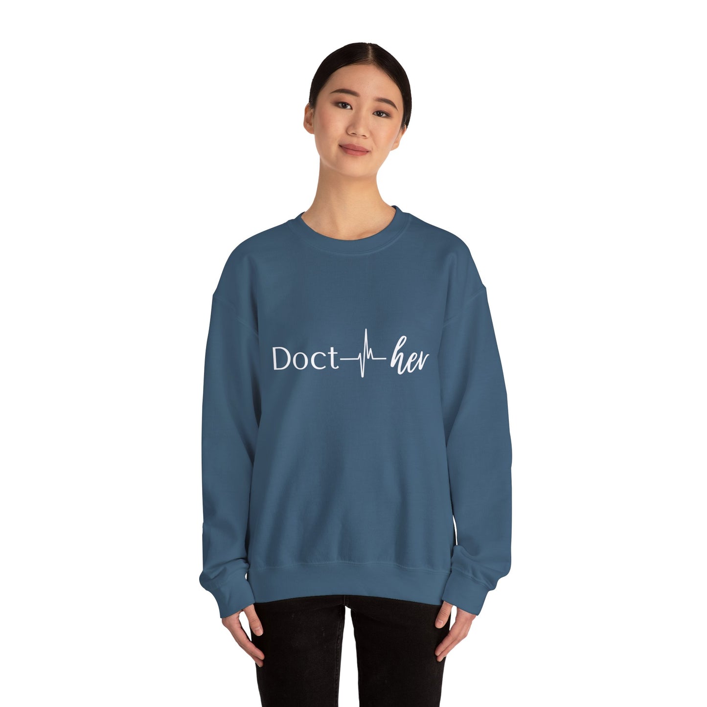Doct- her Unisex Heavy Blend™ Crewneck Sweatshirt