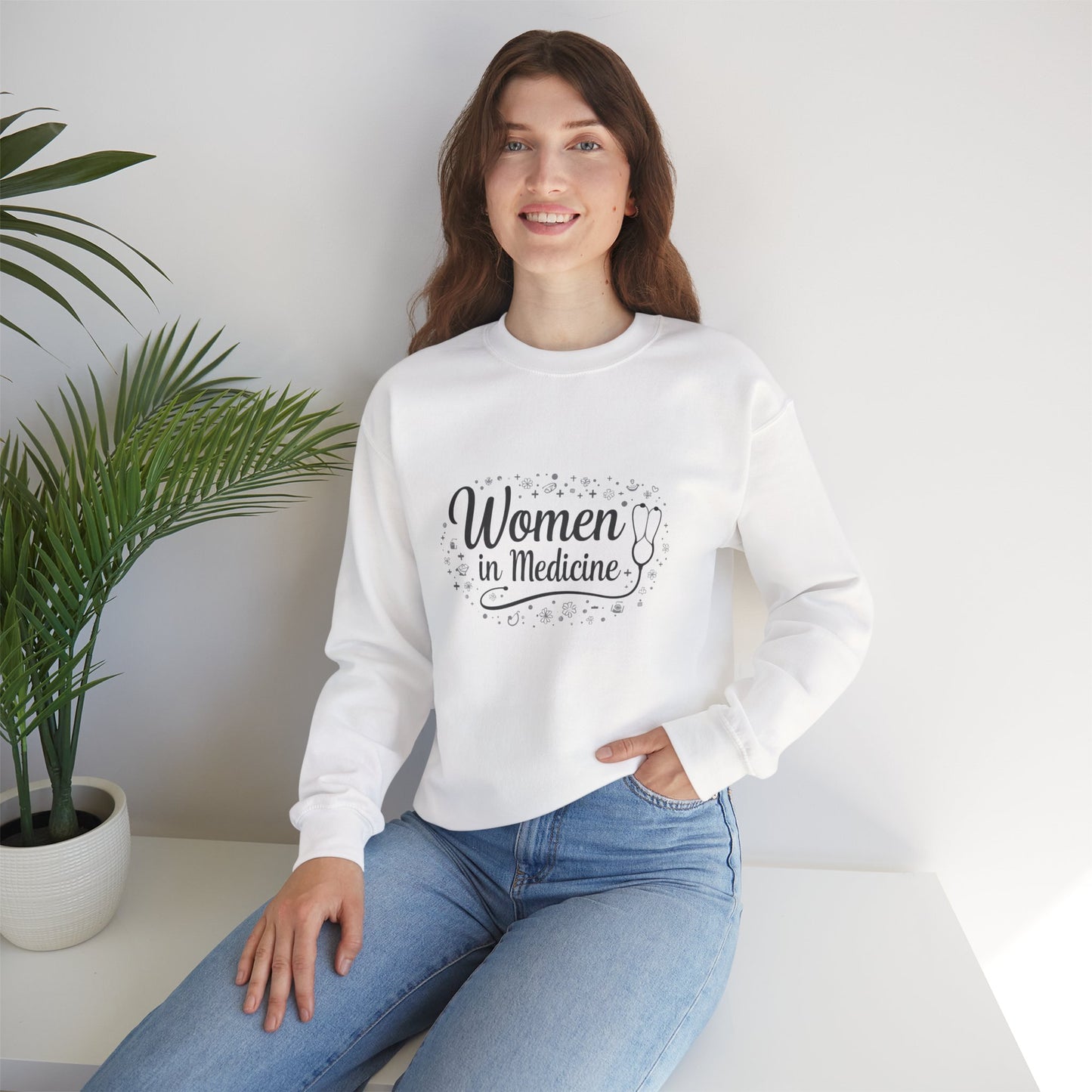 Women in Medicine Unisex Heavy Blend™ Crewneck Sweatshirt