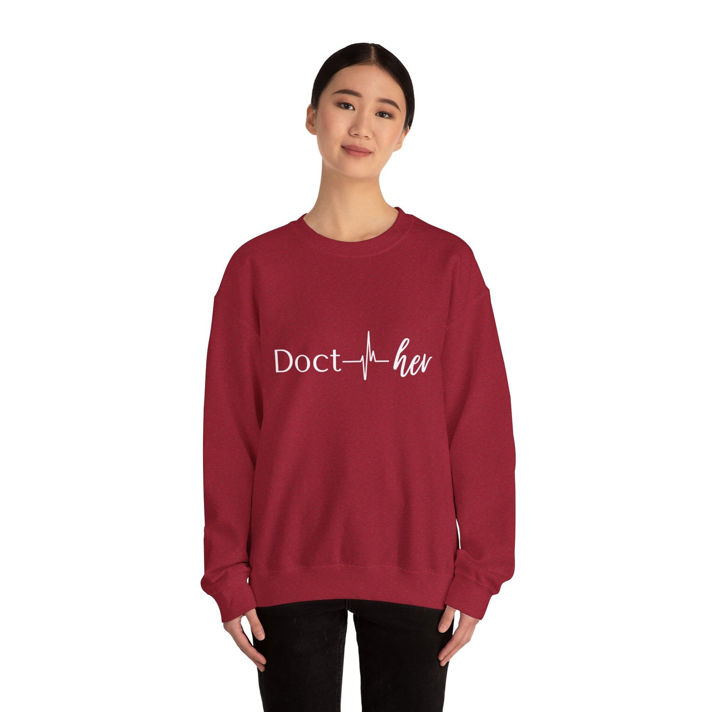 Doct- her Unisex Heavy Blend™ Crewneck Sweatshirt