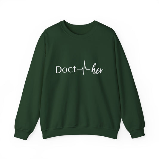 Doct- her Unisex Heavy Blend™ Crewneck Sweatshirt