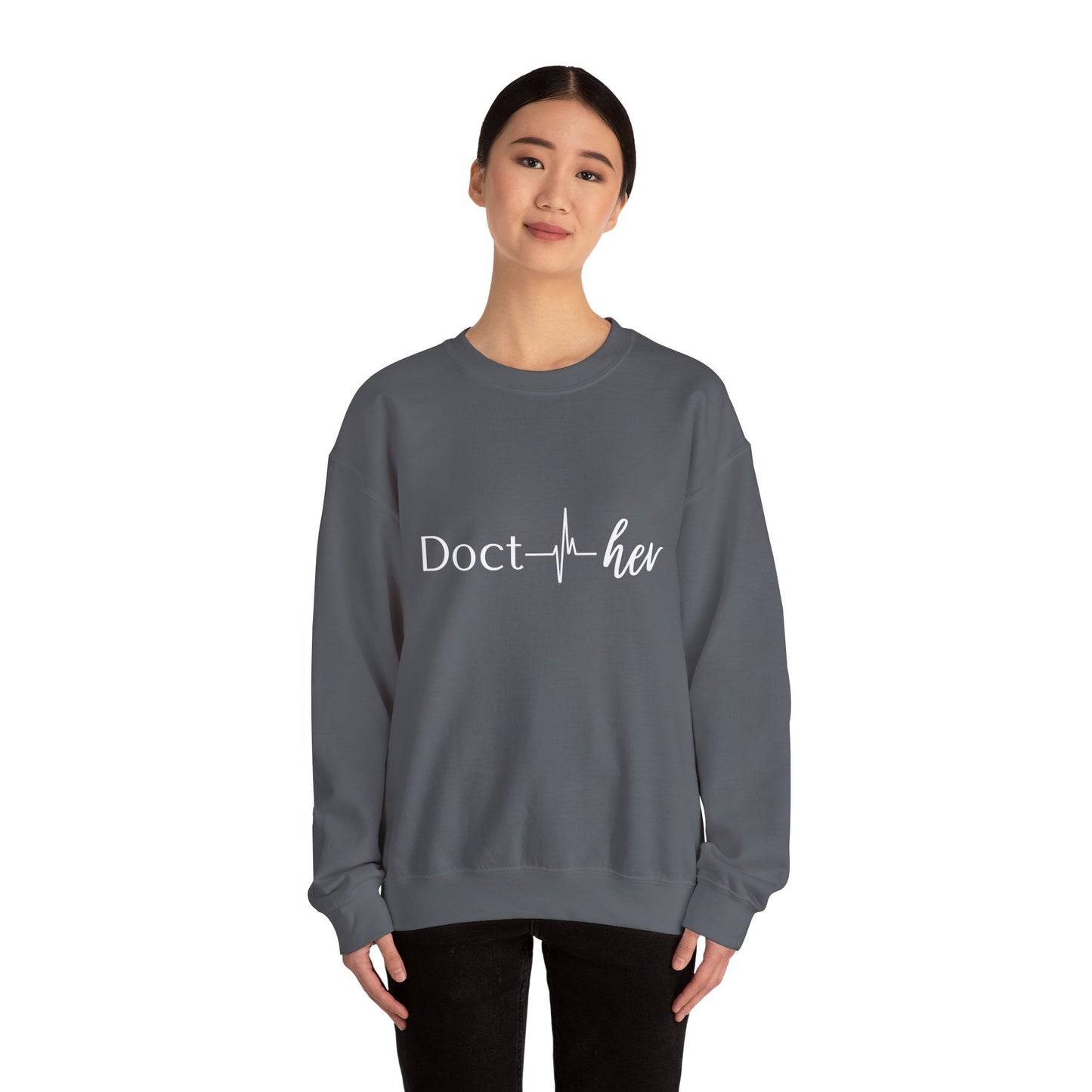 Doct- her Unisex Heavy Blend™ Crewneck Sweatshirt
