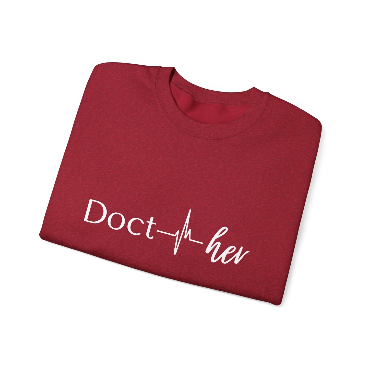 Doct- her Unisex Heavy Blend™ Crewneck Sweatshirt