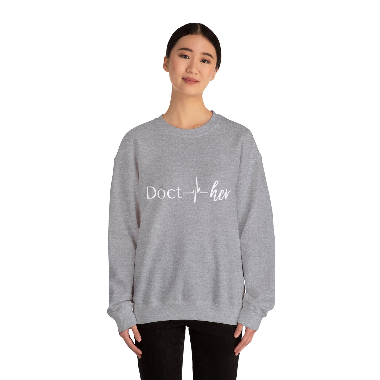 Doct- her Unisex Heavy Blend™ Crewneck Sweatshirt
